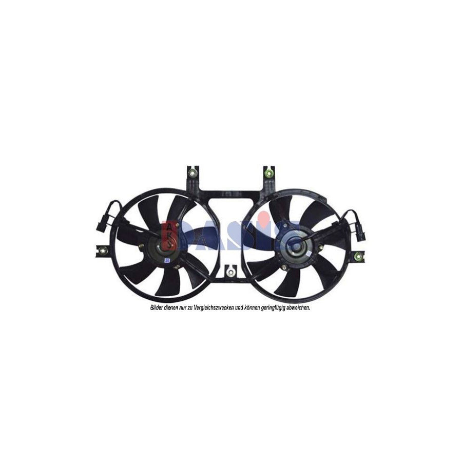 AKS Dasis 118021N Fan, Radiator for Mitsubishi L400 / Space Gear Minibus (Pd_W, Pc_W, Pa_V, Pb_V, Pa_W)