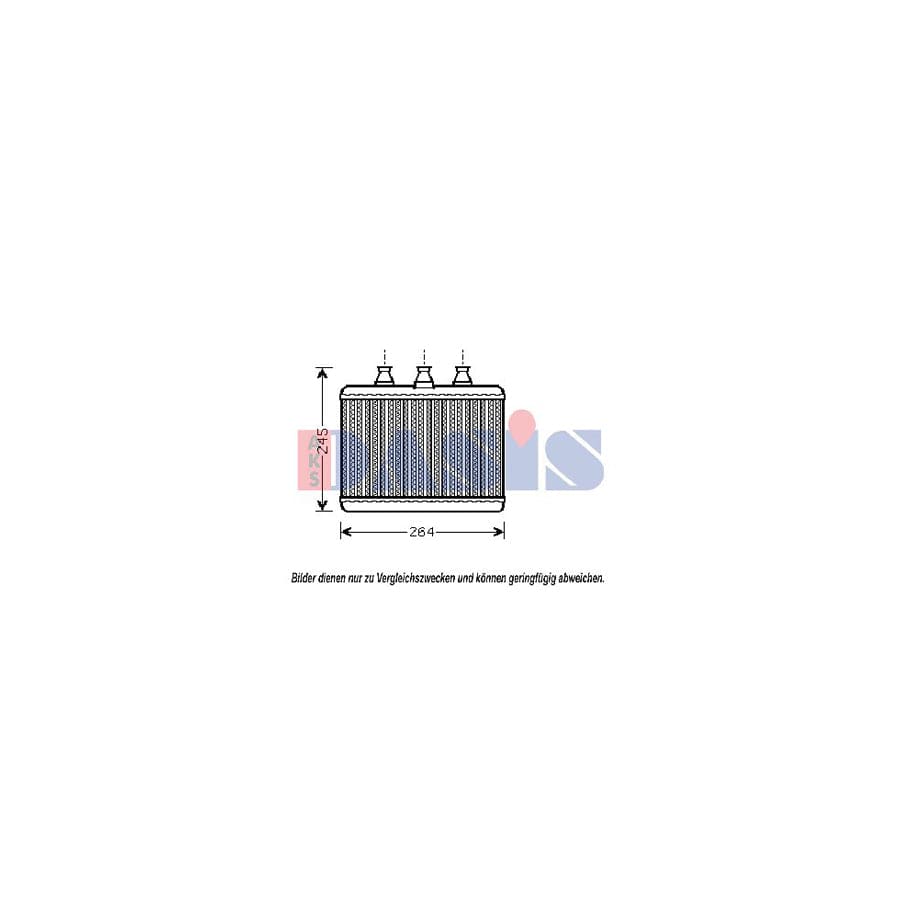 AKS Dasis 130500T Engine Radiator