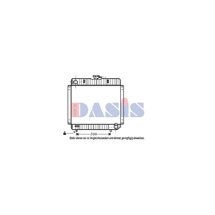 AKS Dasis 131040N Engine Radiator Suitable for Mercedes-Benz T2