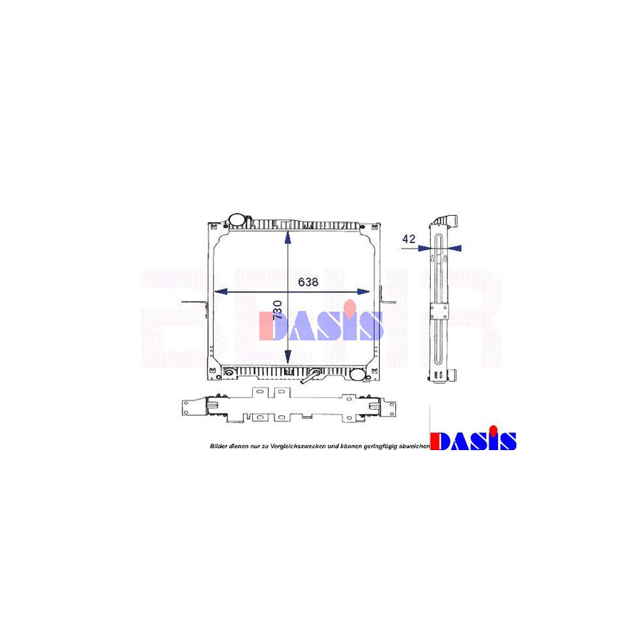 AKS Dasis 132370N Engine Radiator