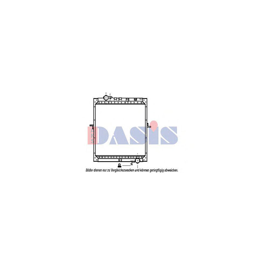 AKS Dasis 134250T Engine Radiator