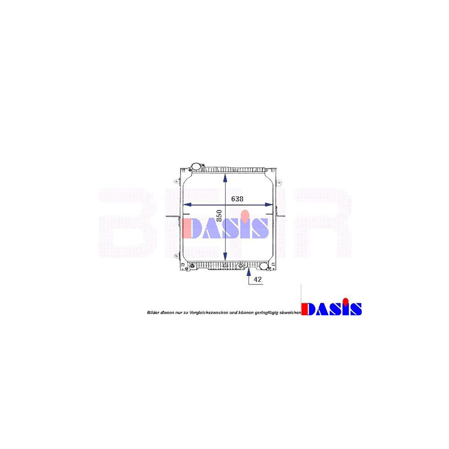 AKS Dasis 135280N Engine Radiator