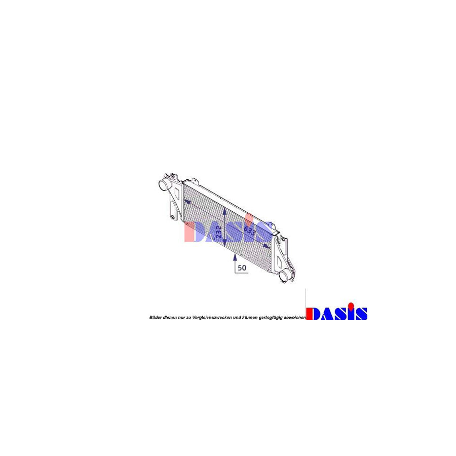 AKS Dasis 137007N Intercooler Suitable for Mercedes-Benz Sprinter