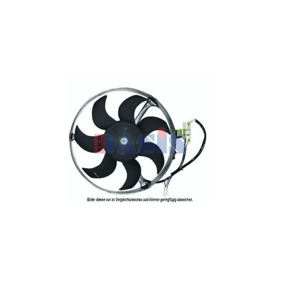 AKS Dasis 158065N Fan, A / C Condenser for Opel Omega
