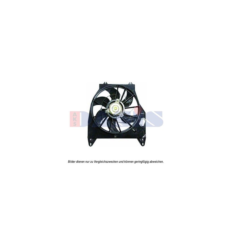 AKS Dasis 188037N Fan, Radiator for Renault Kangoo