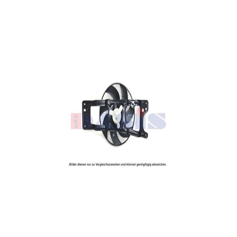 AKS Dasis 188057N Fan, Radiator for Renault Megane