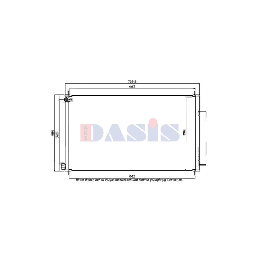 AKS Dasis 210450N Engine Radiator