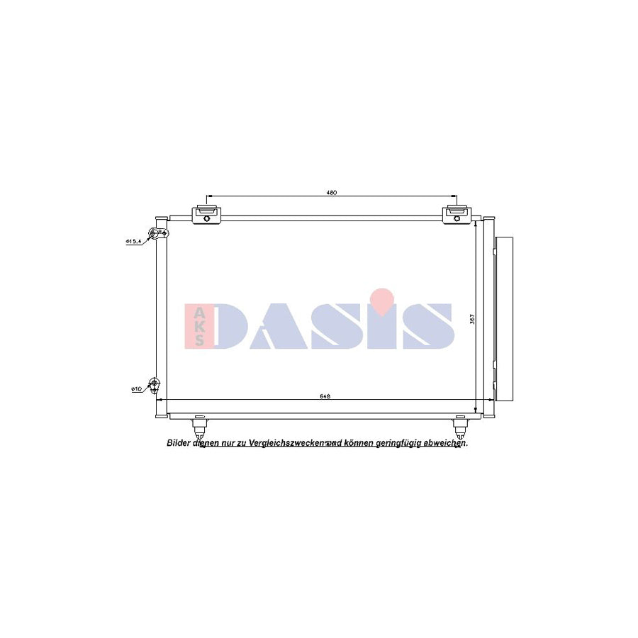 AKS Dasis 212043N Air Conditioning Condenser