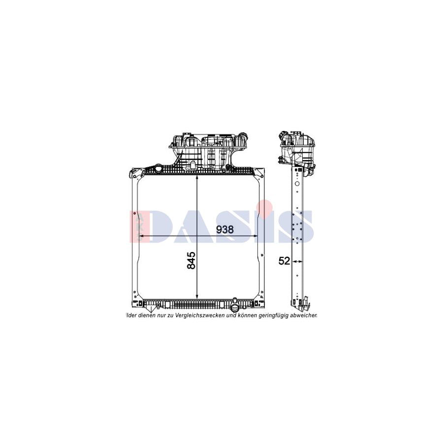 AKS Dasis 260032N Engine Radiator