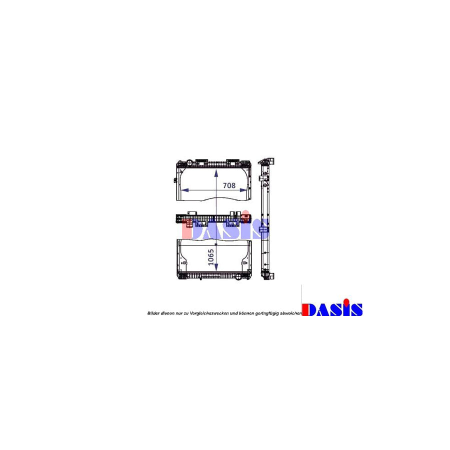 AKS Dasis 260760N Engine Radiator