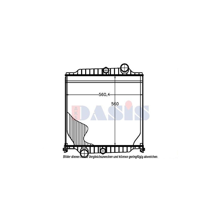 AKS Dasis 280016N Engine Radiator