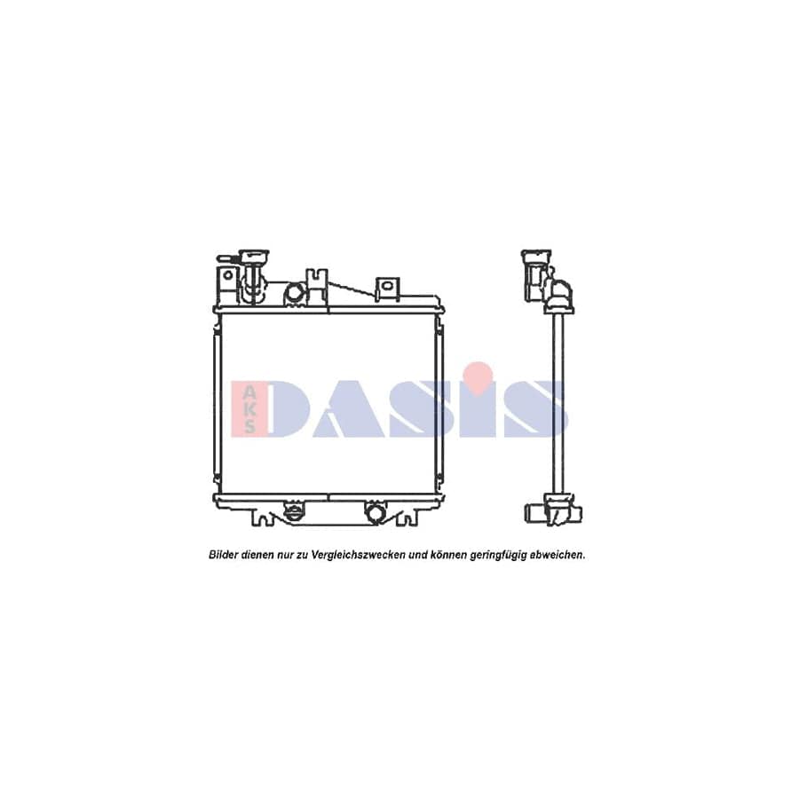 AKS Dasis 360006N Engine Radiator