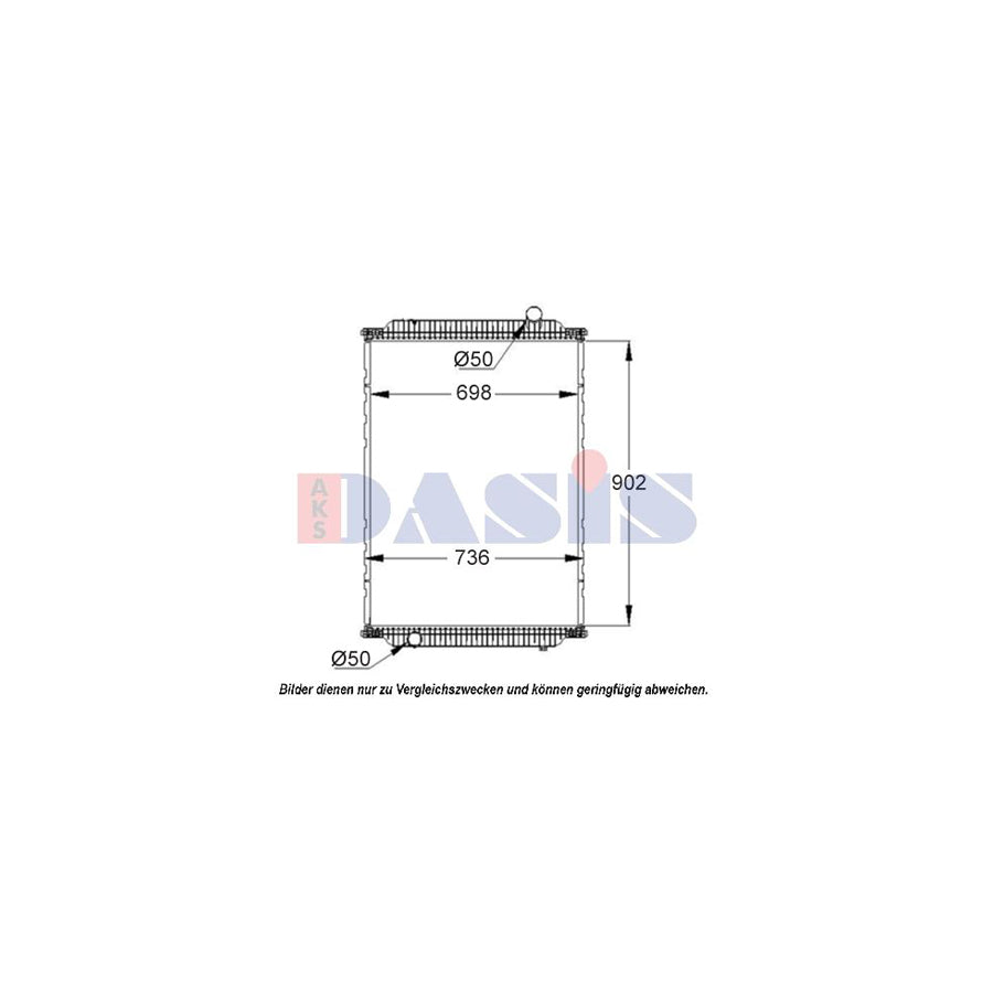 AKS Dasis 390014S Engine Radiator