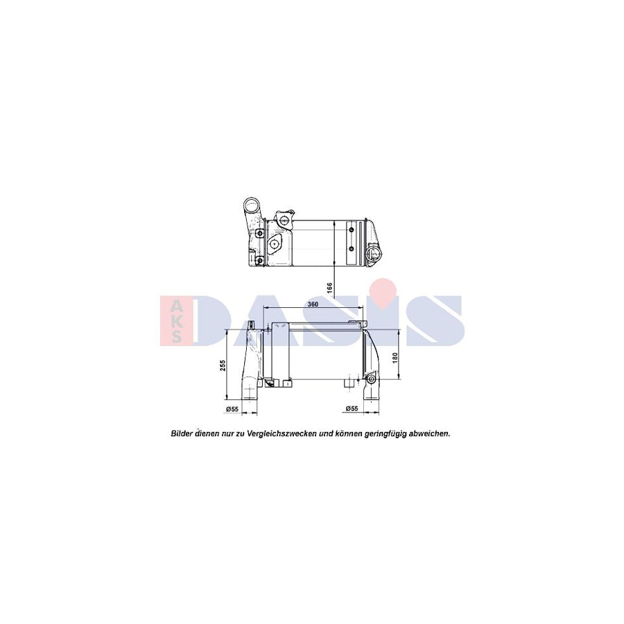 AKS Dasis 396010N Oil Cooler, Retarder