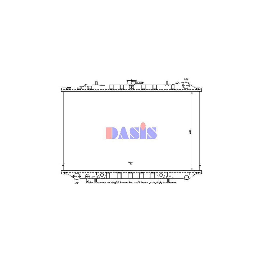 AKS Dasis 400030T Engine Radiator