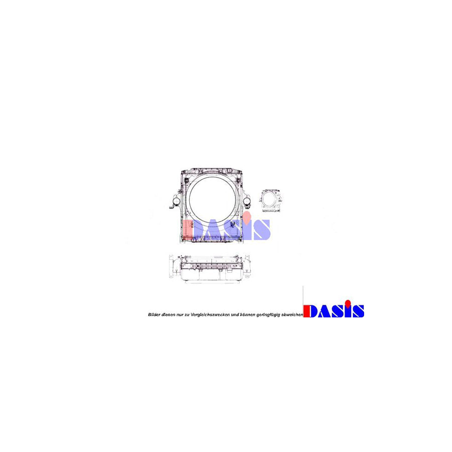 AKS Dasis 400034N Engine Radiator