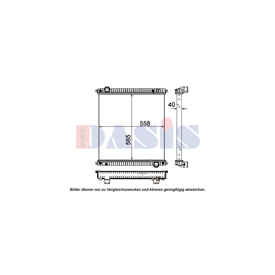 AKS Dasis 400050N Engine Radiator