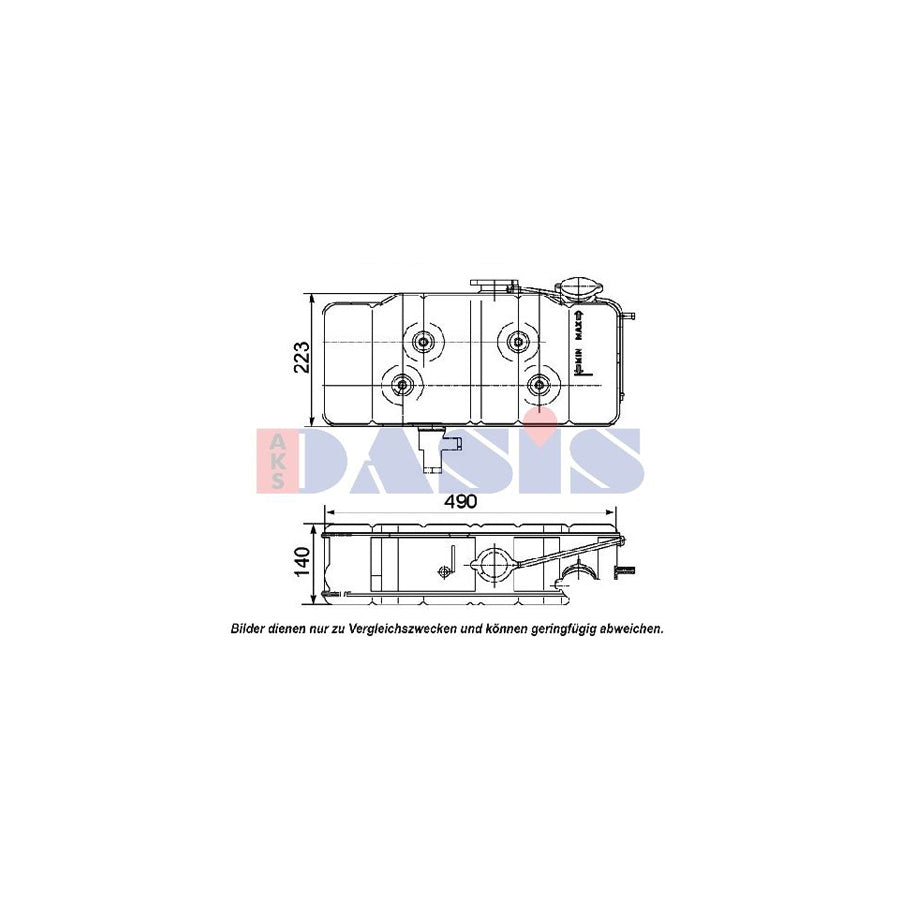 AKS Dasis 401020N Coolant Expansion Tank