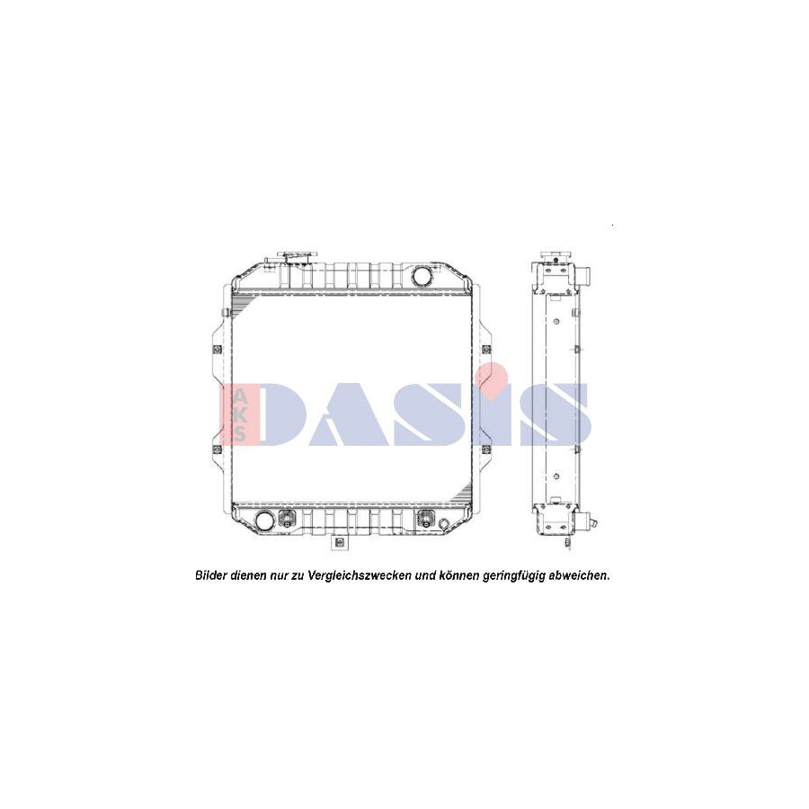 AKS Dasis 430026N Engine Radiator