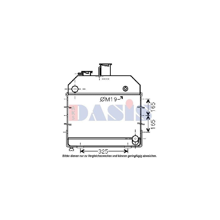 AKS Dasis 440283N Engine Radiator