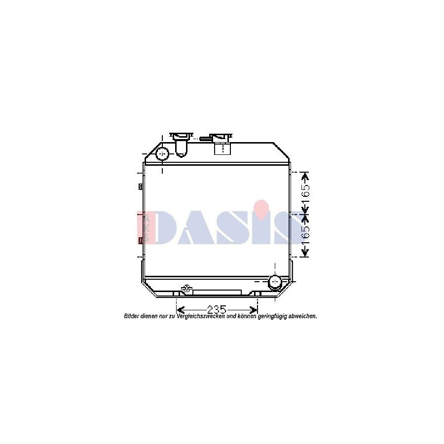 AKS Dasis 440287N Engine Radiator