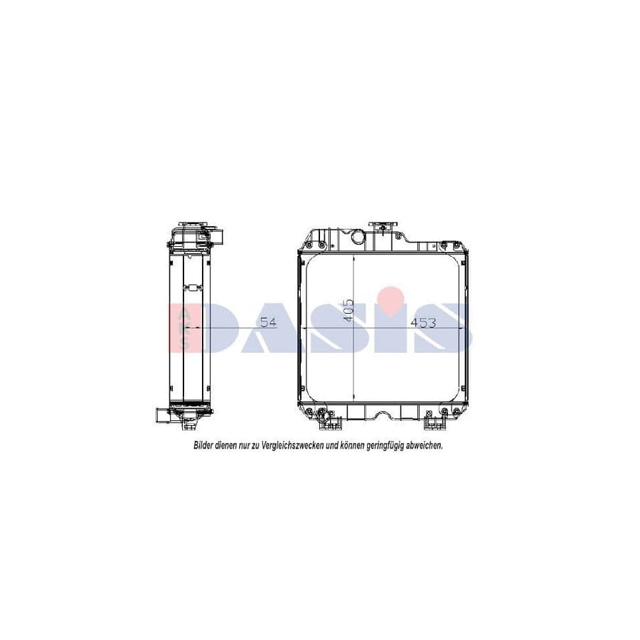 AKS Dasis 440311N Engine Radiator
