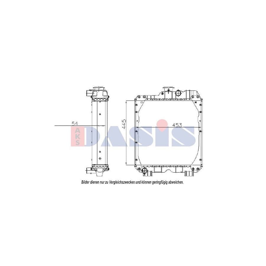 AKS Dasis 440312N Engine Radiator