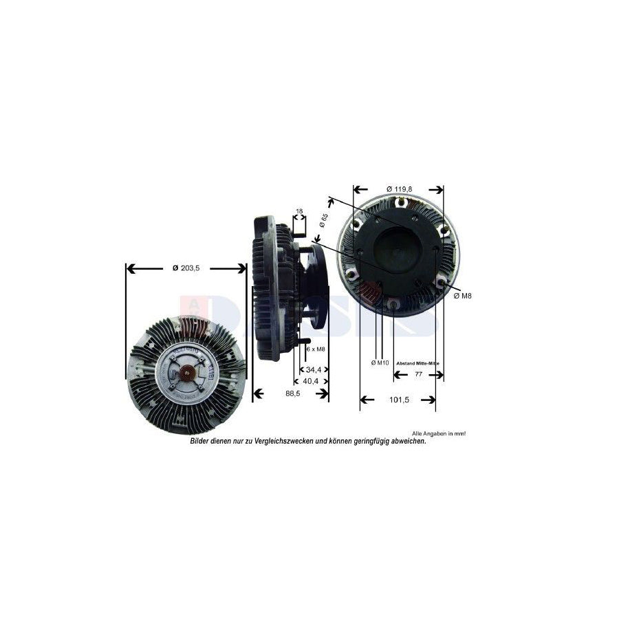 AKS Dasis 448015N Fan Clutch