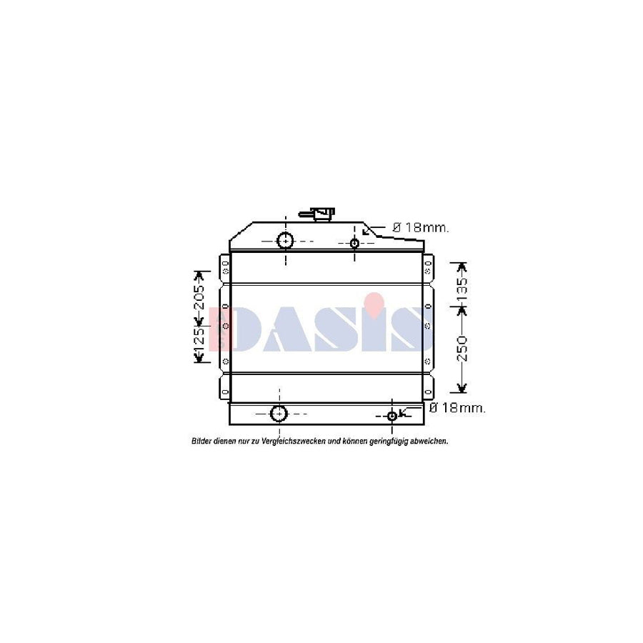 AKS Dasis 460009N Engine Radiator