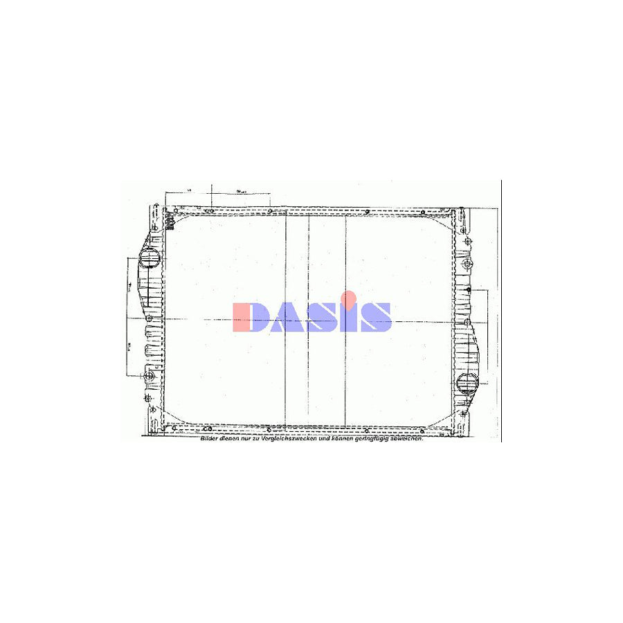 AKS Dasis 460330N Engine Radiator