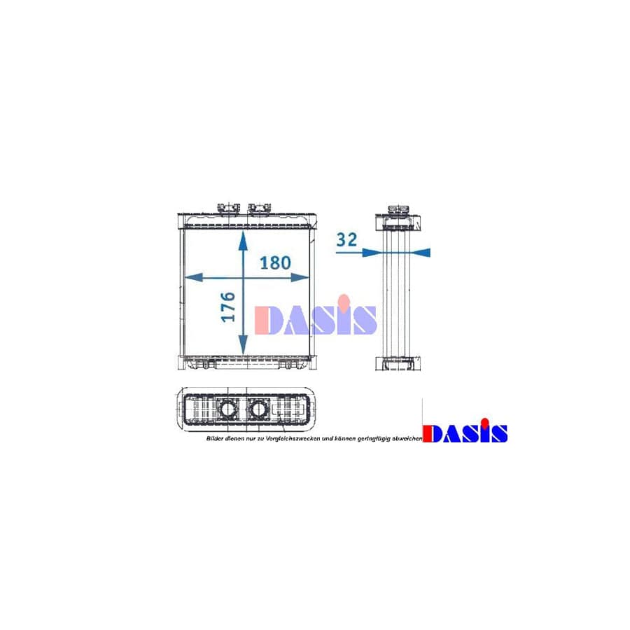 AKS Dasis 489140N Heater Matrix for Audi A2 (8Z0)