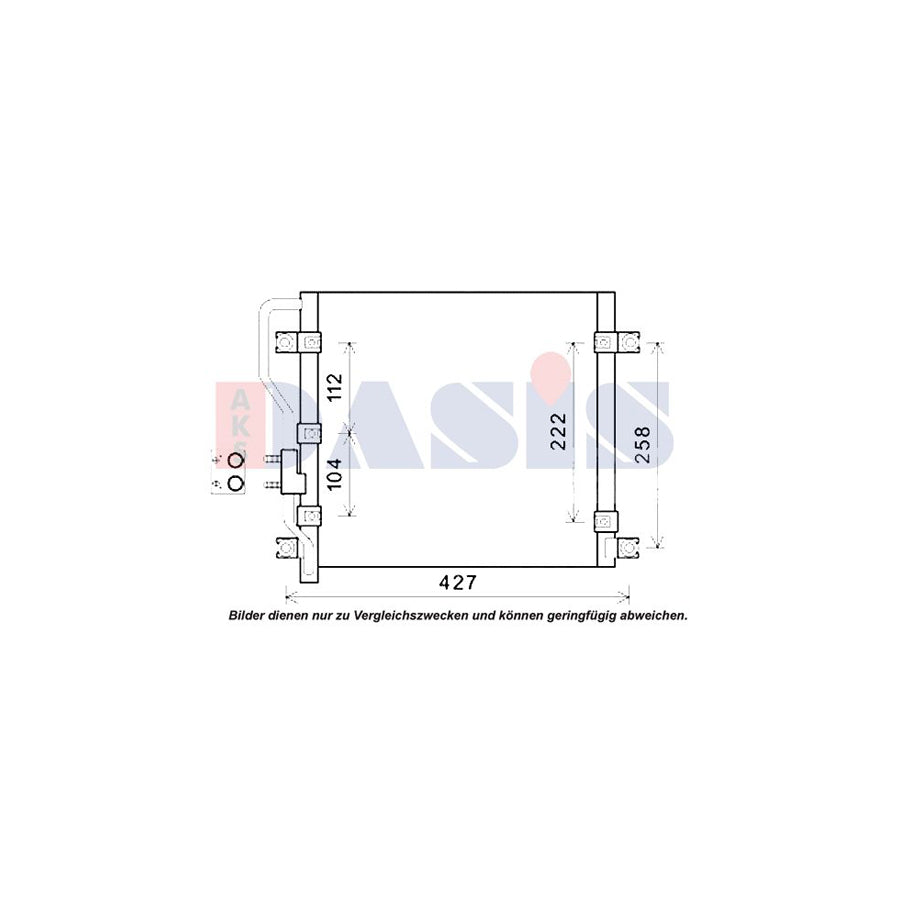 AKS Dasis 512095N Air Conditioning Condenser