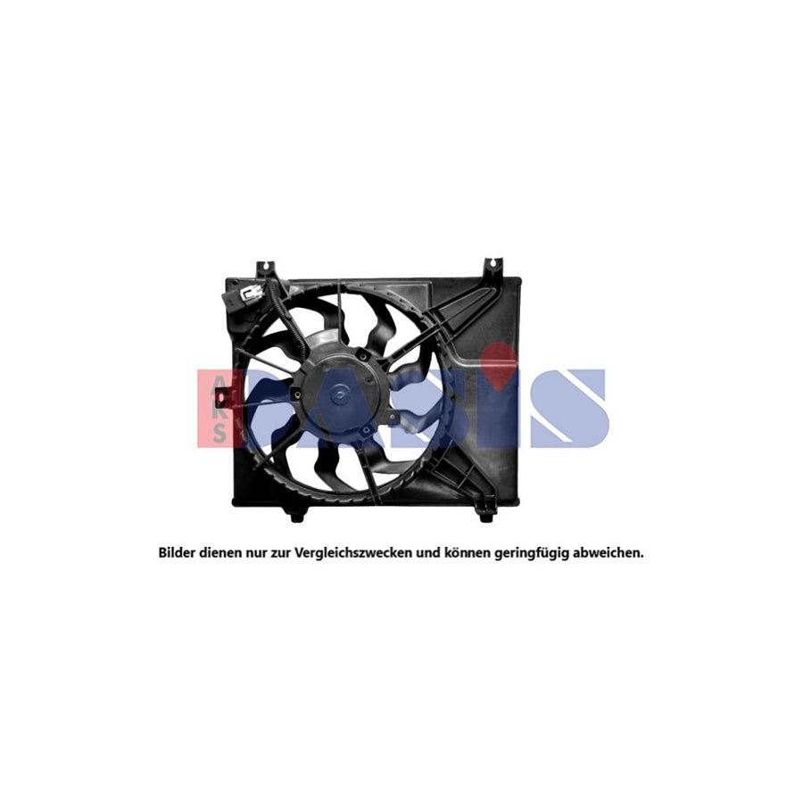 AKS Dasis 518114N Fan, Radiator for Hyundai I10 I (Pa)