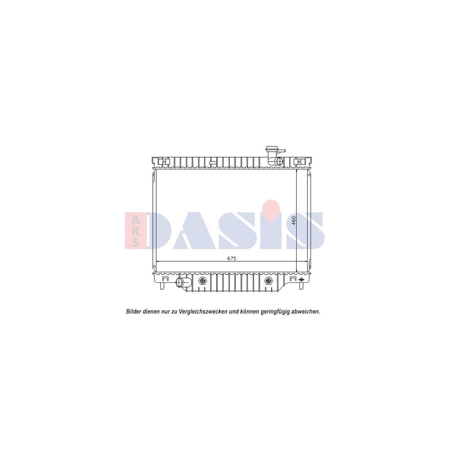 AKS Dasis 520129N Engine Radiator for Chevrolet Trailblazer (Kc_)