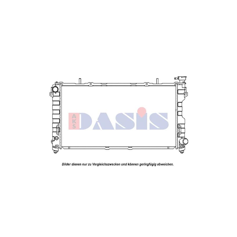 AKS Dasis 522000N Engine Radiator