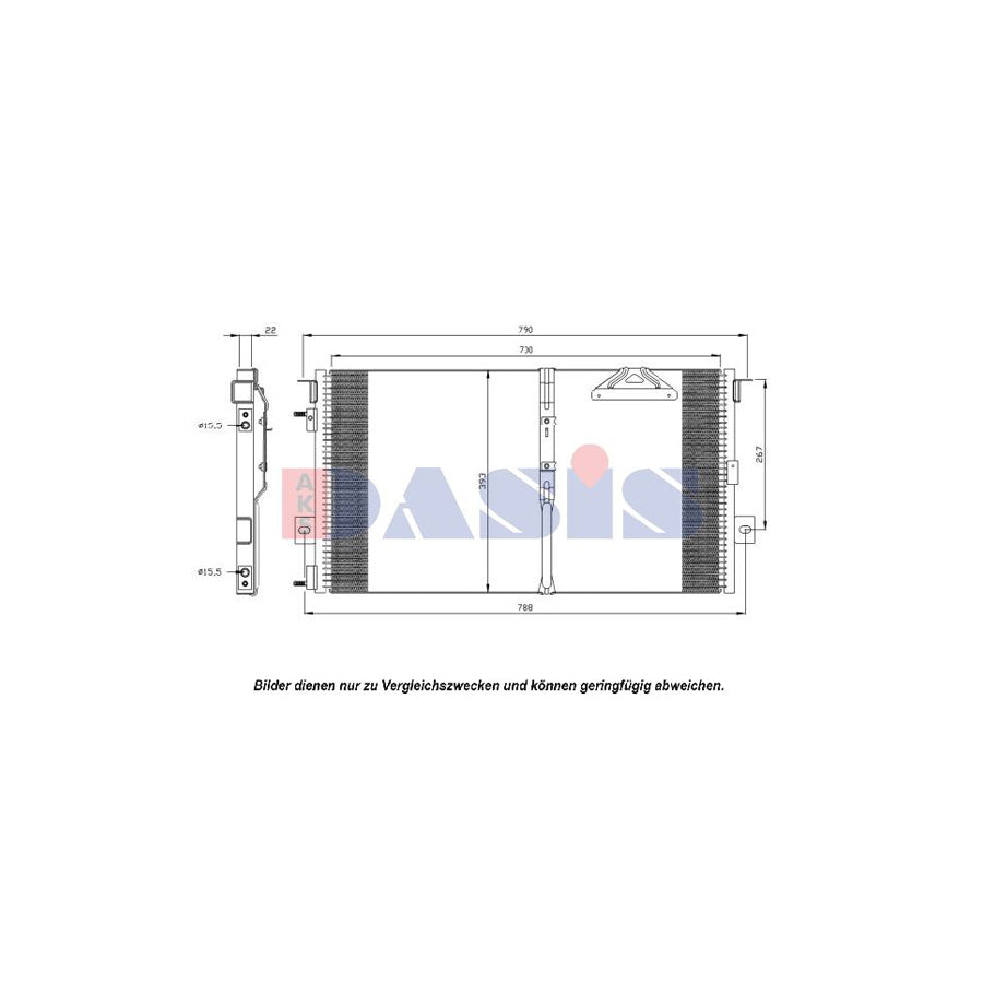AKS Dasis 522052N Air Conditioning Condenser