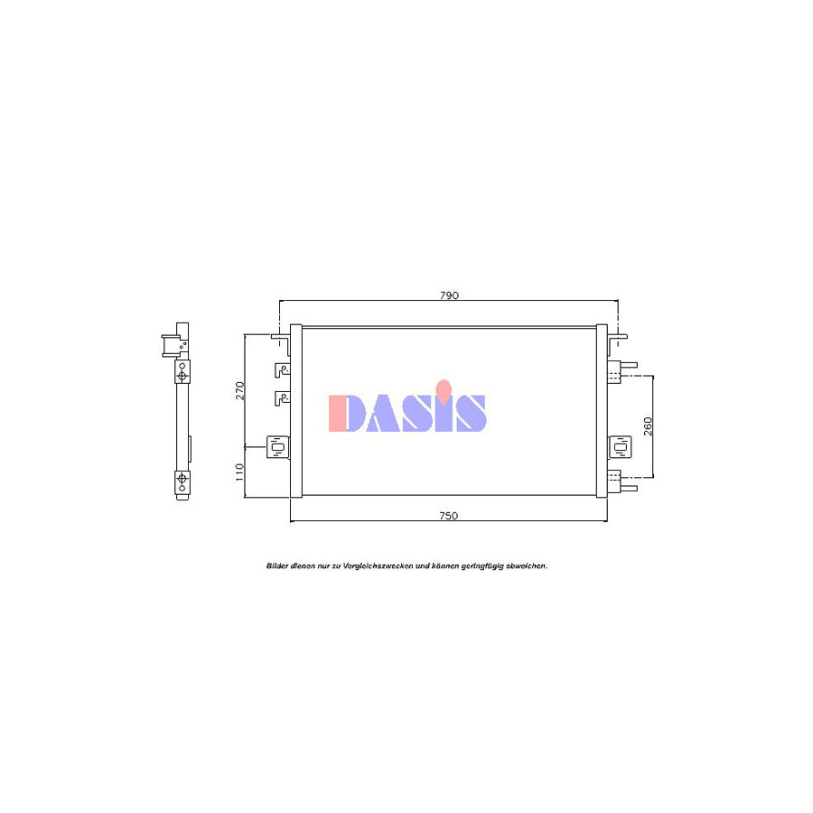 AKS Dasis 522620N Air Conditioning Condenser