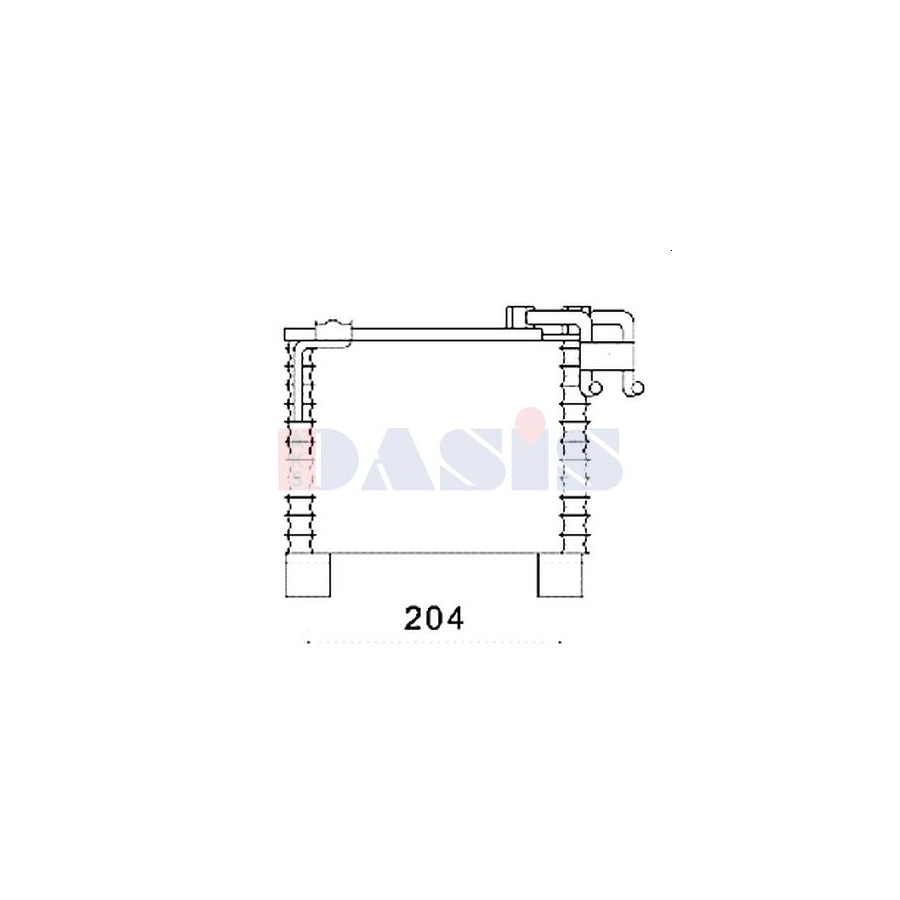 AKS Dasis 526001N Engine Oil Cooler