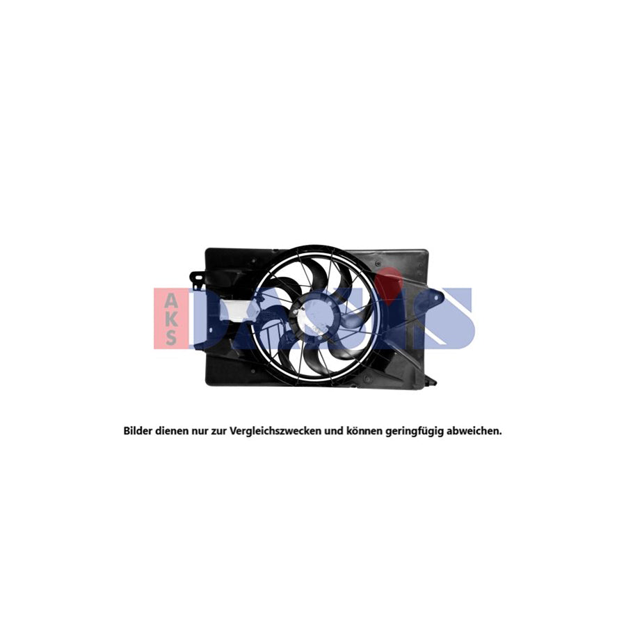 AKS Dasis 528059N Fan, Radiator for Jeep Cherokee V (Kl)