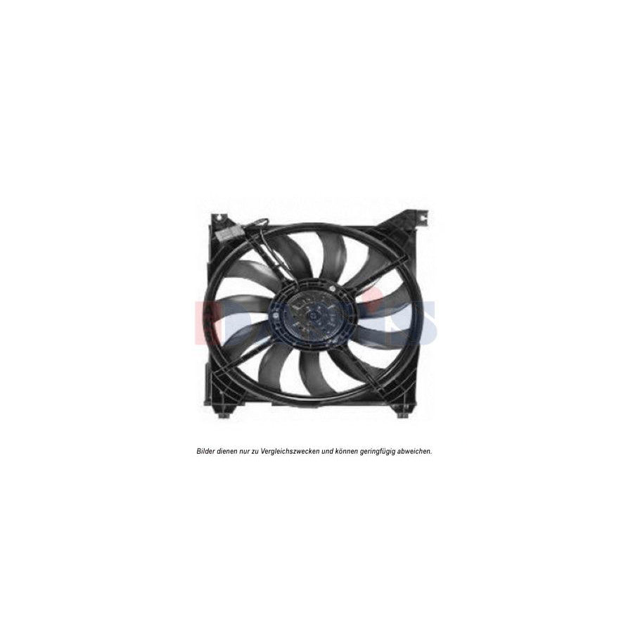 AKS Dasis 568051N Fan, Radiator for Hyundai Santa Fe I (Sm)