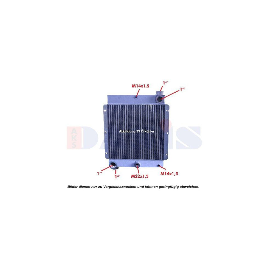 AKS Dasis 703000O Engine Oil Cooler