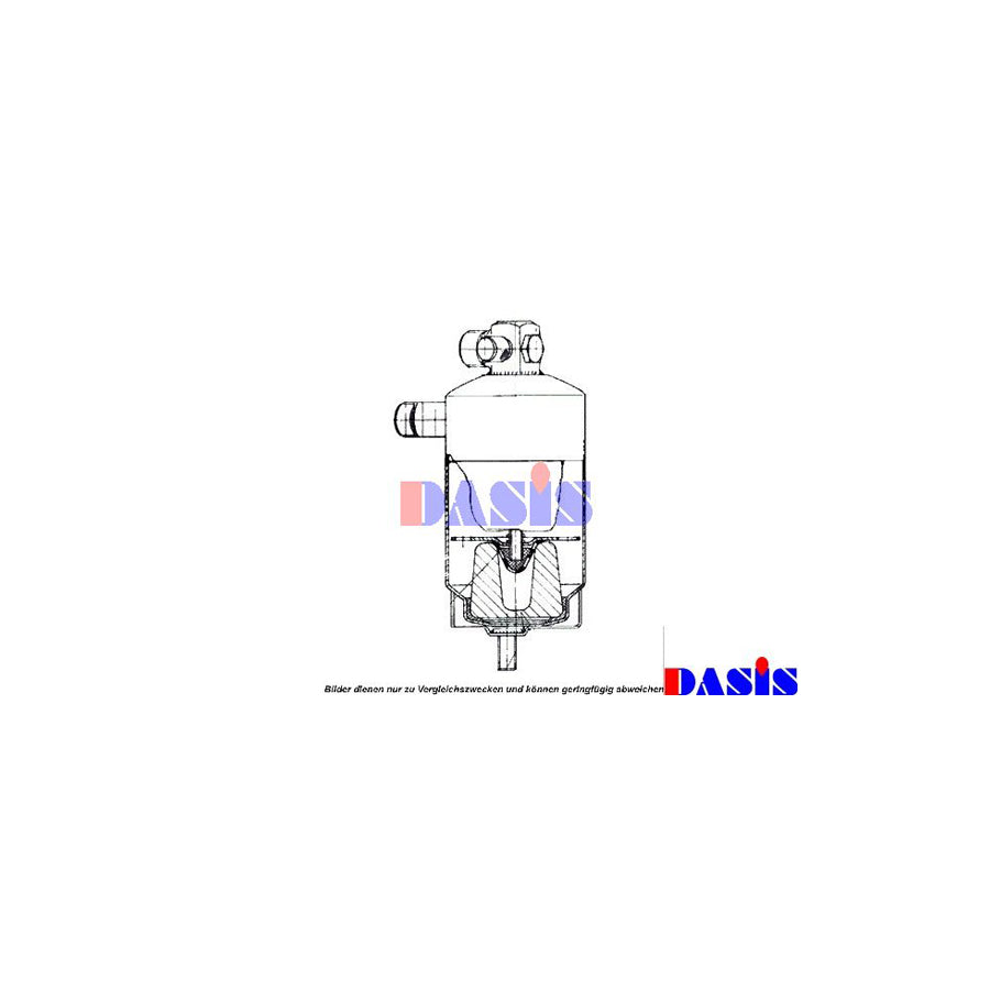 AKS Dasis 800170N Dryer, Air Conditioning for BMW 5 Saloon (E28)