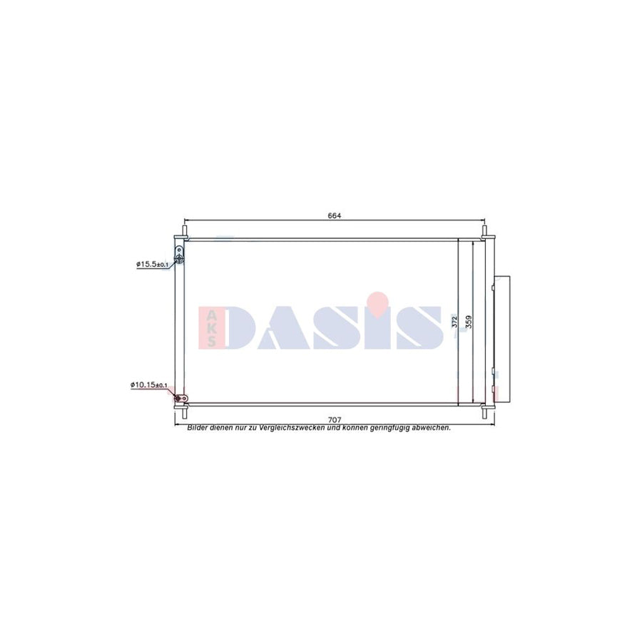 AKS Dasis 800461N Dryer, Air Conditioning for Seat Toledo I Hatchback (1L)