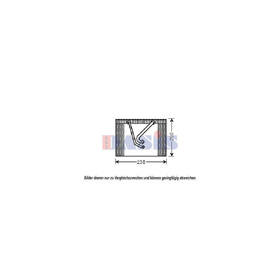 AKS Dasis 820309N Air Conditioning Evaporator for Fiat Punto II Hatchback (188)