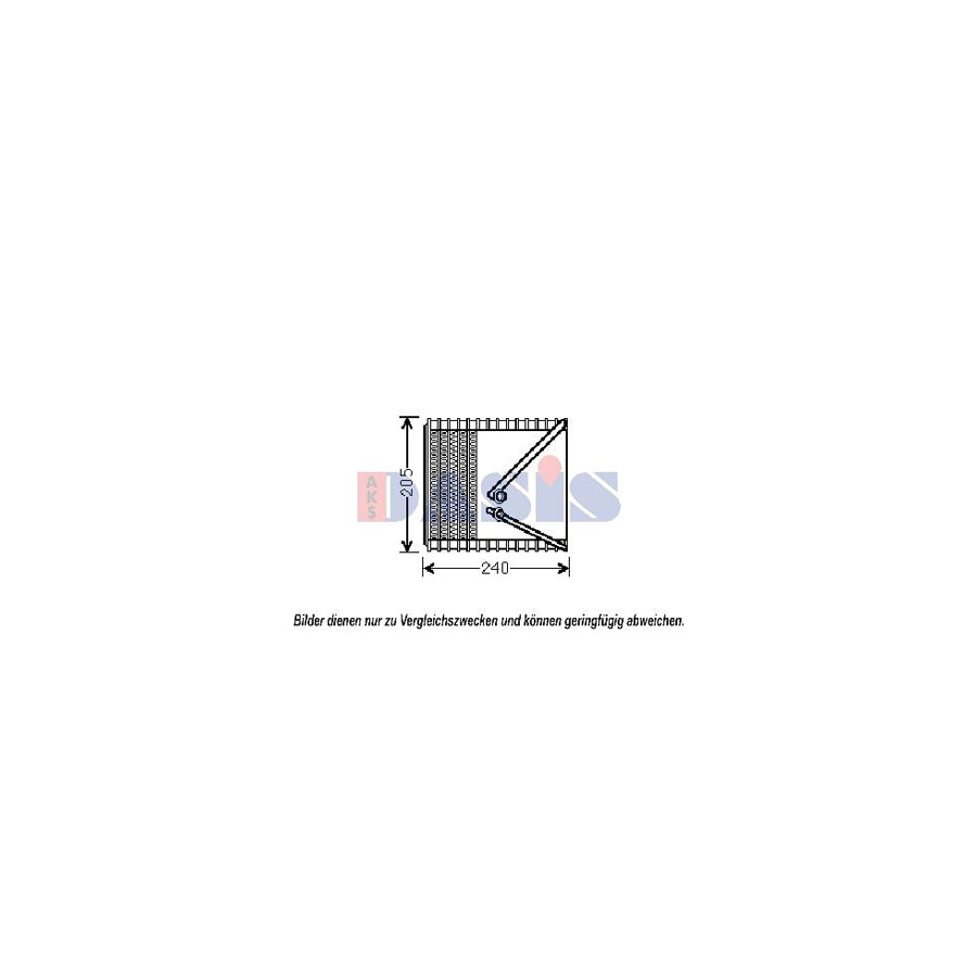 AKS Dasis 820311N Air Conditioning Evaporator