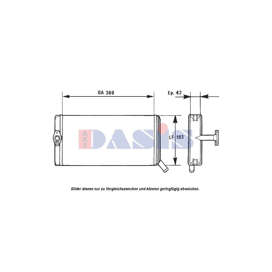 AKS Dasis 850441N Compressor, Air Conditioning for Mazda 626