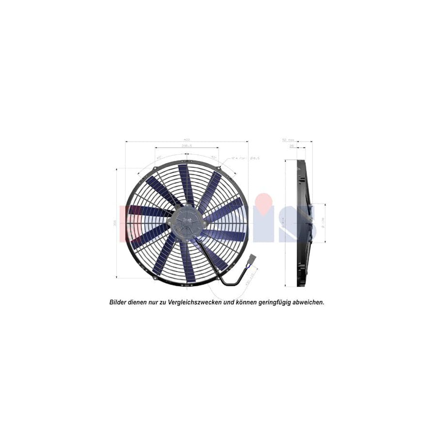AKS Dasis 870194N Fan, A / C Condenser
