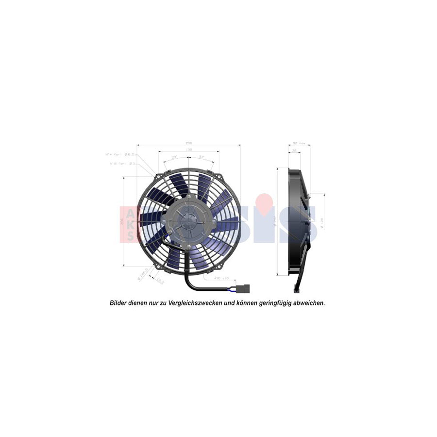 AKS Dasis 870288N Fan, Radiator
