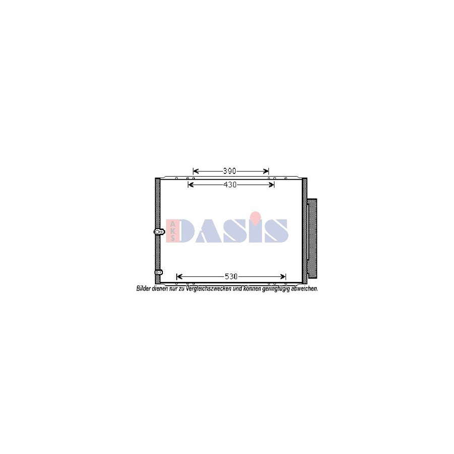 AKS Dasis 885810N High Pressure Line, Air Conditioning for Ford Transit