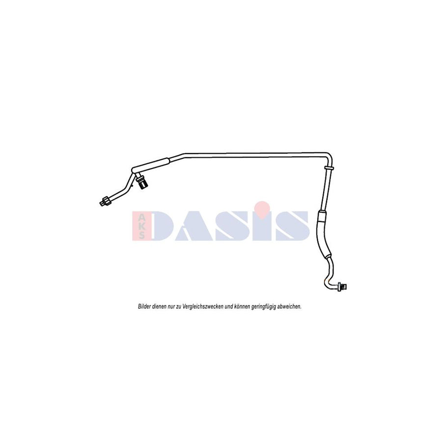 AKS Dasis 885829N High Pressure Line, Air Conditioning for Ford Fusion Estate (Ju2)